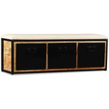  Klupa za Pohranu s 3 Ladice Masivno Drvo Manga 120x30x40 cm | shoptok.hr