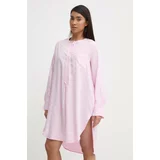 Polo Ralph Lauren Spalna srajca ženska, roza barva