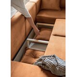 Miuform Ciglasta sklopiva kutna garnitura od samta (s desnim kutom/u obliku slova "U") Lazy Lukka – | shoptok.hr