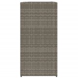  Vrtna sadilica siva 40 x 40 x 80 cm od poliratana | shoptok.hr