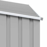  Vrtno spremište za drva sivo 245 x 98 x 159 cm pocinčani čelik | shoptok.hr