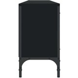 TV ormarić s ladicom crni 200 x 25 x 44 cm konstruirano drvo | shoptok.hr