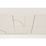 White Label Svetlo siva komoda 55x120x40 cm Funk – | Shoptok.si