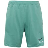 Nike Sportswear Hlače 'AIR' zelena / črna / bela