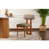 Hanah home stolica natura - oak, sand beige sand beigeoak chair set (2 pieces) | ePonuda.com