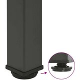 vidaXL Noge za mizo za kavo 4 kosi antracit 90-92 cm jeklo | Shoptok.si