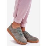 EVENTO Women'S Low Suede Sneakers Green Paliana | Shoptok.si
