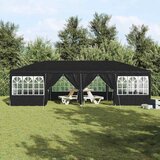 Šator za zabave Antracit 800 x 400 x 266 cm Polietilen | shoptok.hr
