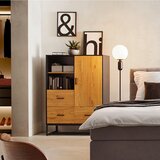 Bessagi Home Vitrina Giorgia, Barva Hrasta, Črna | Shoptok.si