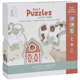 Little dutch Puzzle Little Farm 6v1 LD7148 | Shoptok.si