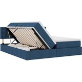  s od storage s madracem Plava 180 x 200 cm Lažna koža | shoptok.hr