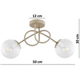 Brilagi Plafonski luster STELLA 2xE27/60W/230V bež/zlatna | Eponuda.com