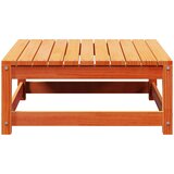  Vrtni tabure voštano smeđi 70 x 70 x 30 cm od masivne borovine | shoptok.hr