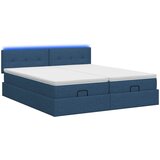 Krevet od pjene s madracem i LED-om Plava 180 x 200 cm Tkanina | shoptok.hr
