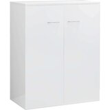  Komoda visok sijaj bela 60x30x75 cm iverna plošča, (20623105) | Shoptok.si