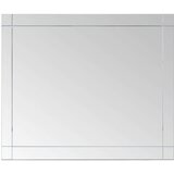  Stensko ogledalo 80x60 cm steklo, (20798364) | Shoptok.si