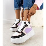 Gemre Black and purple high-top sneakers Zetta Cijene
