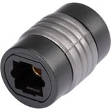 Hicon Toslink digitalni audio adapter [1x ženski konektor toslink (ODT) - 1x ženski konektor toslink (ODT)] 0.00 m crna | Eponuda.ba