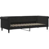  Dnevni krevet s madracem crni 80 x 200 cm baršunasti | shoptok.hr