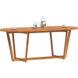  Vrtni blagovaonski stol ovalni 200x90x75 cm masivno drvo akacije | Eponuda.ba