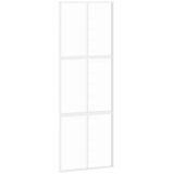  Klizna vrata bijela 76x205 cm od kaljenog stakla i aluminija | shoptok.hr