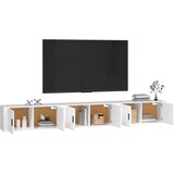  Zidni TV ormarić 3 kom bijeli 100 x 34,5 x 40 cm | shoptok.hr