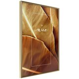  Poster - Banana Leaves with a Message (Sepia) 20x30 Cijene