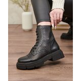 Resti Women's black openwork ankle boots with a flat heel Rolika - Footwear | ePonuda.com