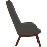  Stol za sproščanje temno siv žamet, (20957847) | Shoptok.si