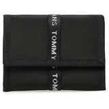 Tommy Jeans Velika moška denarnica Tjm Essential Nylon Trifold AM0AM11220 Črna