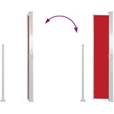  Uvlačiva bočna tenda 160 x 500 cm crvena | shoptok.hr