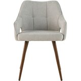 MID.YOU NASLANJAČ, les, kovina, tekstil svetlo rjava | Shoptok.si