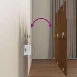  Stensko posteljno vzglavje medeno rjavo 127,5x3x80 cm borovina, (20737507) | Shoptok.si