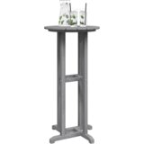 vidaXL Bar Miza Svetlo Siva 55x55x107 cm HDPE | Shoptok.si