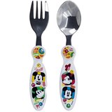 REAL TRADE ITALIA Otroški jedilni pribor Mickey 14,5cm / 2 kos / inox, PVC, (5000199379) Cene