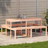  Stol za piknik 160 x 134 x 75 cm od masivnog drva duglazije | shoptok.hr