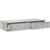  Ladice za krevet s ladicama Betonski sivi 100 x 36,5 x 16,5 cm | Eponuda.com