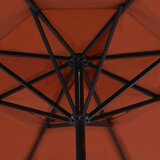  Vrtni suncobran s aluminijskom šipkom 500 cm boja cigle | shoptok.hr