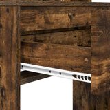  Toaletne mize za spalnice Dimljeni oreh 80 x 39,6 x 135 cm, (5000093173) | Shoptok.si