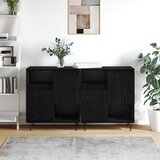 Kreveta 2 pcs Crni hrast 60 x 35 x 70 cm | Eponuda.com