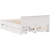 Okvir kreveta bez madraca s uzglavljem 140x200 cm od borovine | Eponuda.com