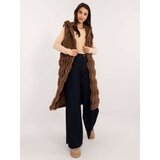 Wool Fashion Italia Vest-AT-KZ-2368-1.08-brown | Shoptok.si