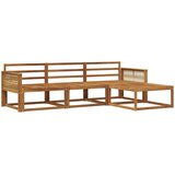  Set vanjskih sofa 4 kom. Prirodna Čvrsto drvo akacije | shoptok.hr