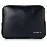 Torba za laptop, 14", 100% veštačka koža, 35 x 4 x 27 cm, Crna