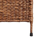 Sobna pregrada s 4 panela smeđa 163 x 180 cm od vodenog zumbula | shoptok.hr