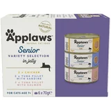 Applaws Varčno pakiranje Senior 12 x 70 g - Mešano pakiranje (3 vrste)