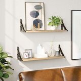  Zidne police 2 kom Boja hrasta sonome 60x15x15 5 cm | shoptok.hr