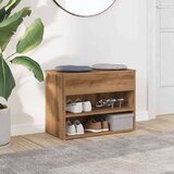 vidaXL Klop za čevlje artisan hrast 60x30x45 cm inženirski les | Shoptok.si