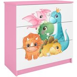 Dječja komoda - DINOSAURI - bijela | shoptok.hr