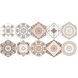 Ambiance set od 10 podnih samoljepljivih naljepnica Floor Stickers Hexagons Cornalina, 40 x 90 cm | shoptok.hr